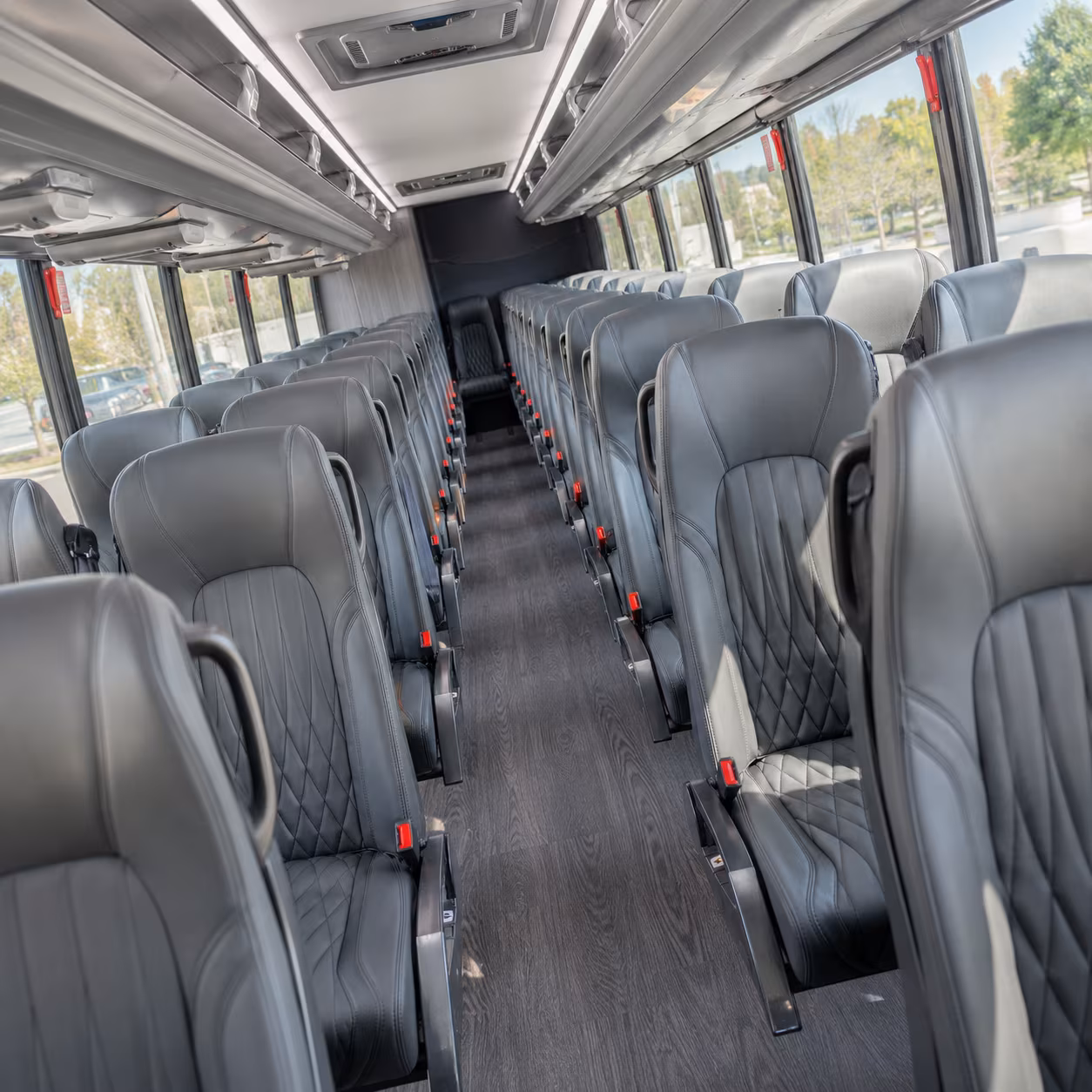 how bus type and group size affect bus rental rates in midland texas