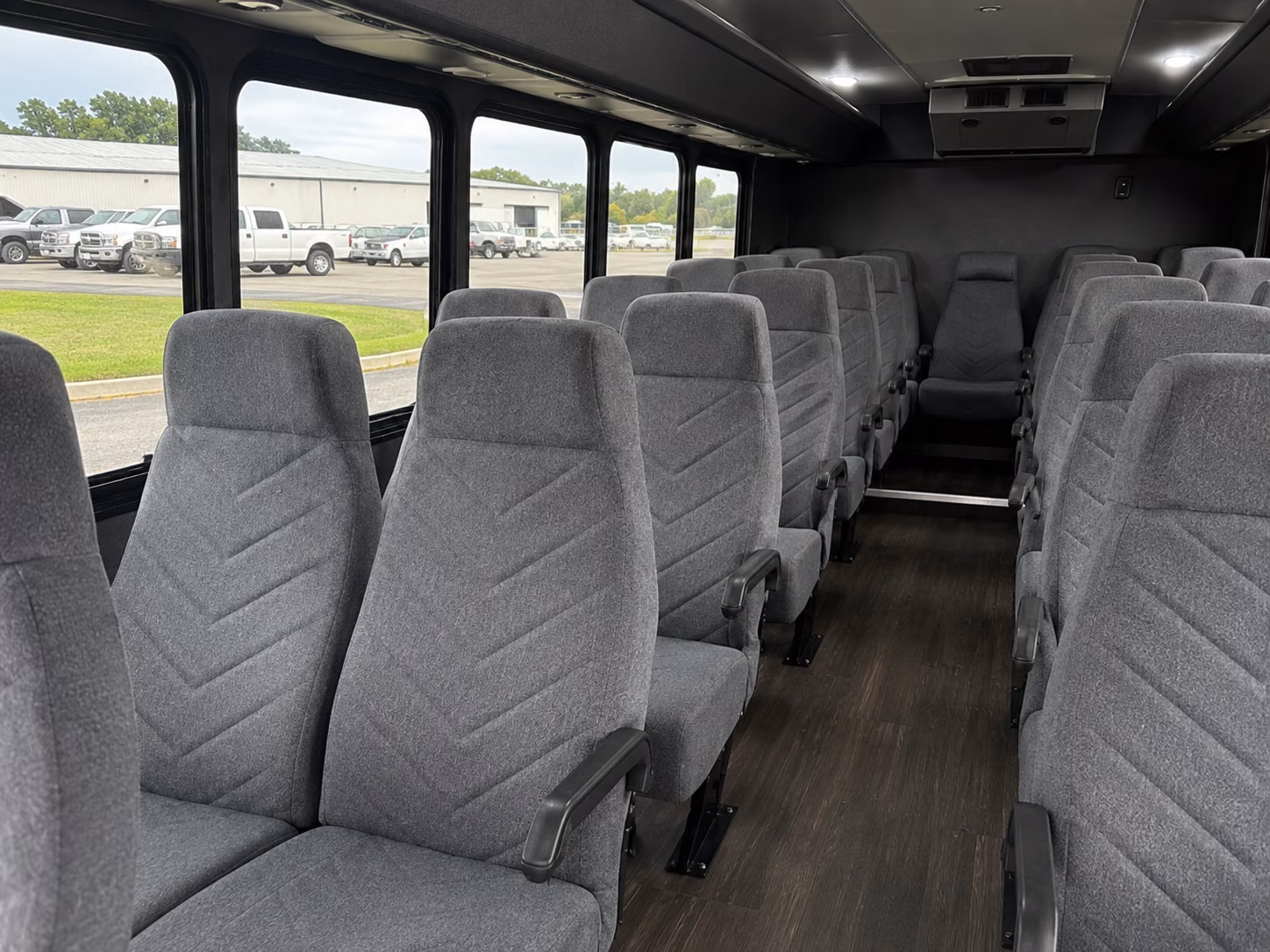 midland 18 passenger minibus interior