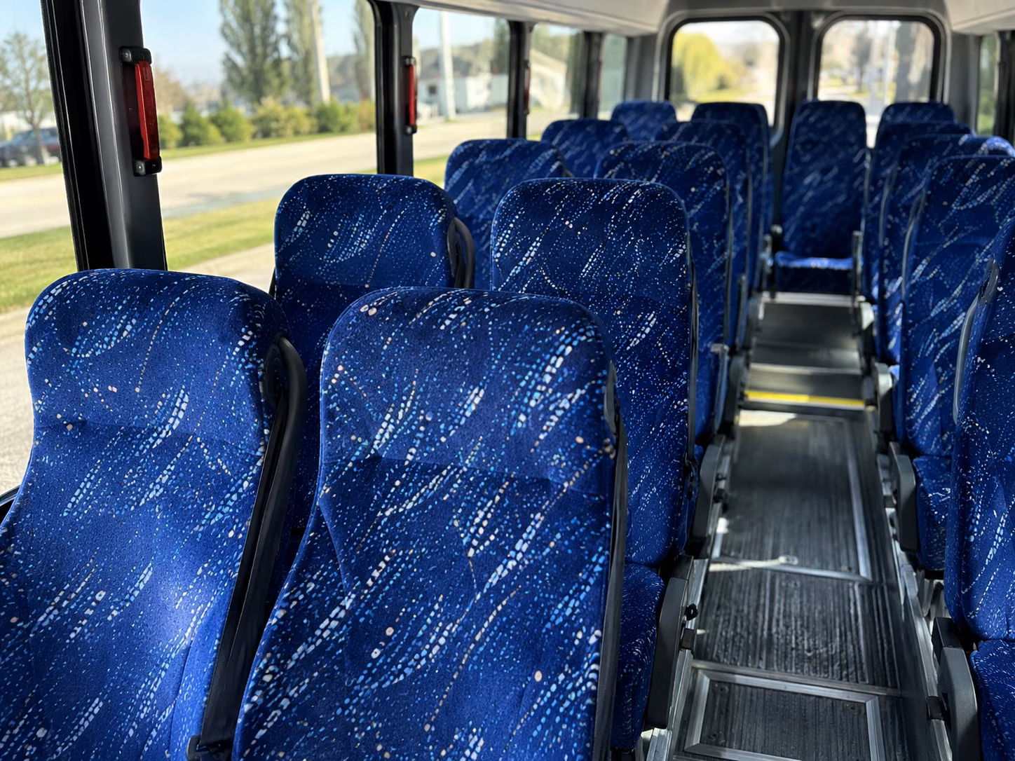 midland 20 passenger minibus inside