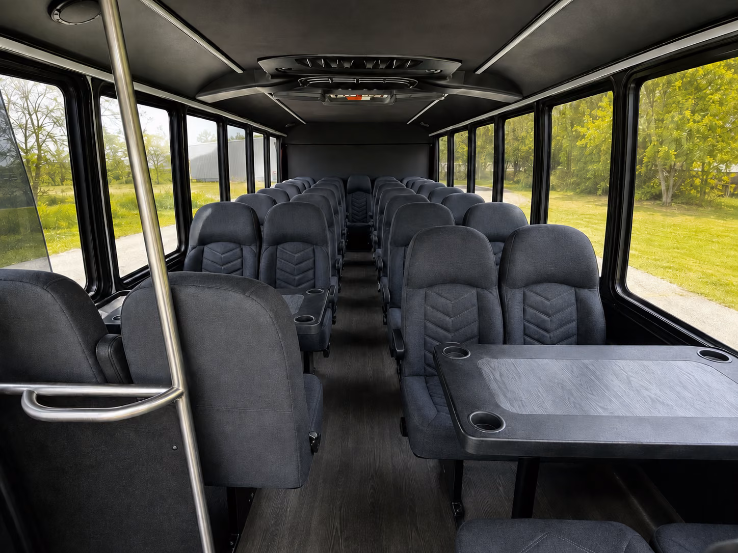 midland 20 passenger minibus interior