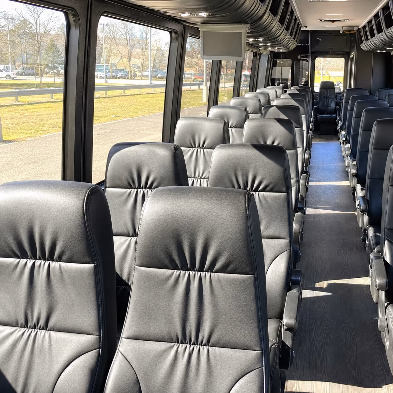 midland 28 passenger minibus interior