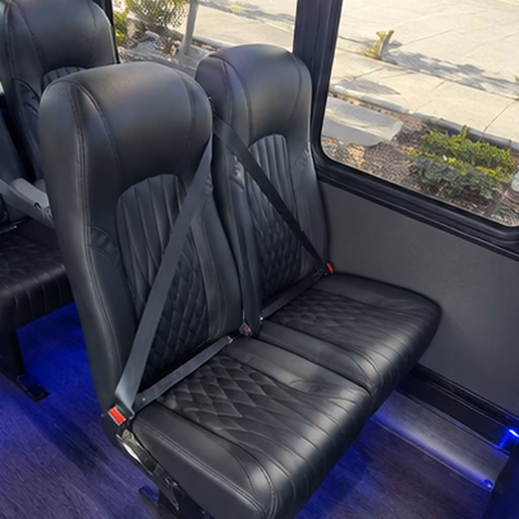 midland 30 passenger minibus inside