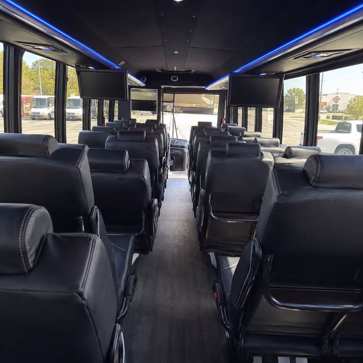 midland 30 passenger minibus interior