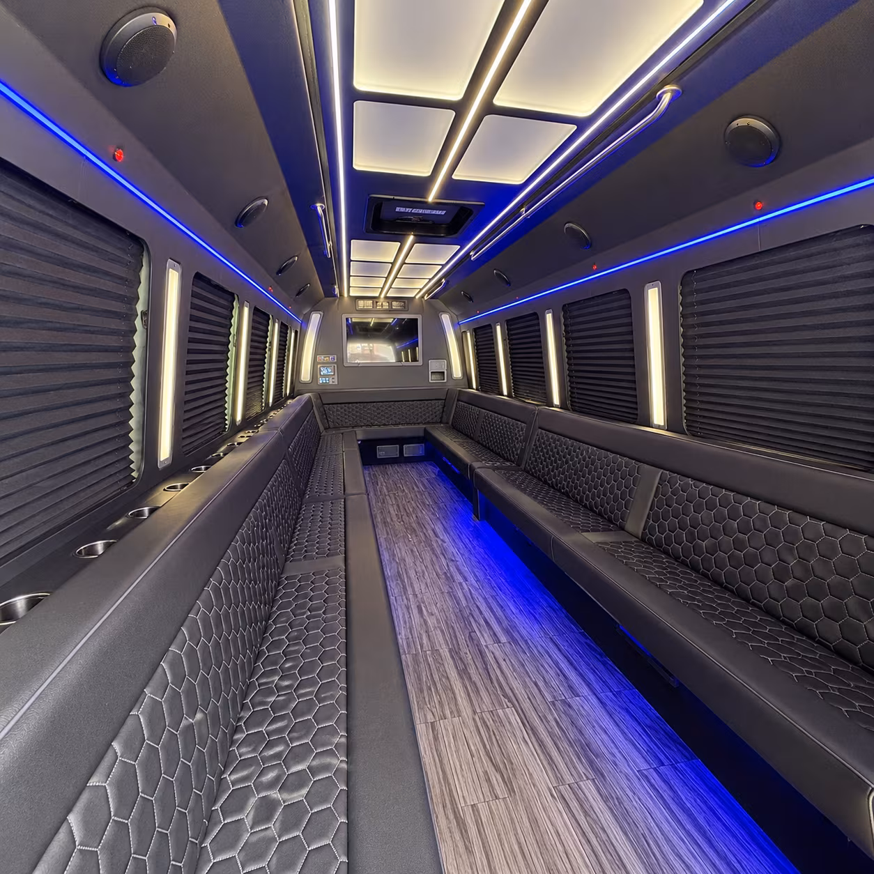 midland 30 passenger party bus interior