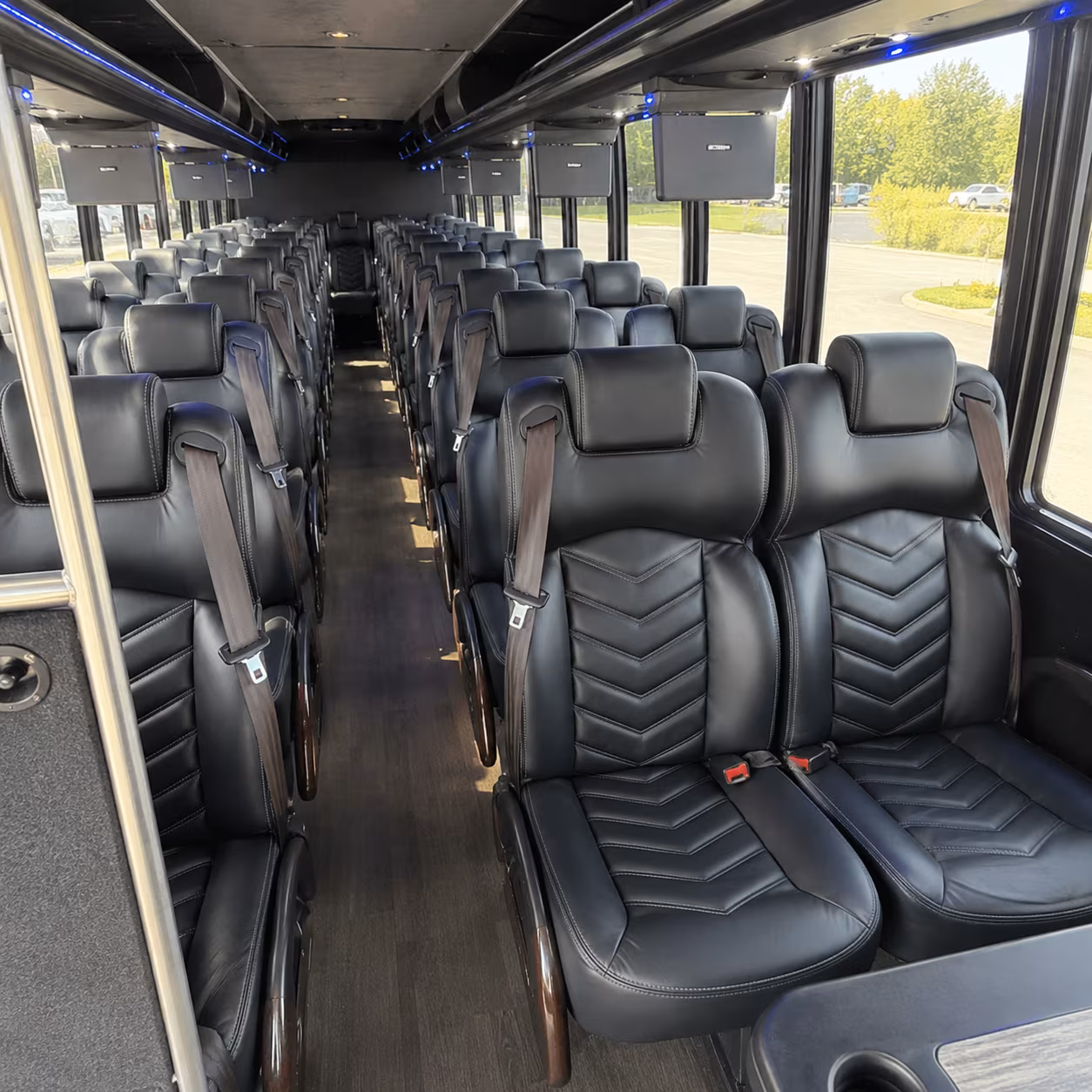 midland 35 passenger minibus inside