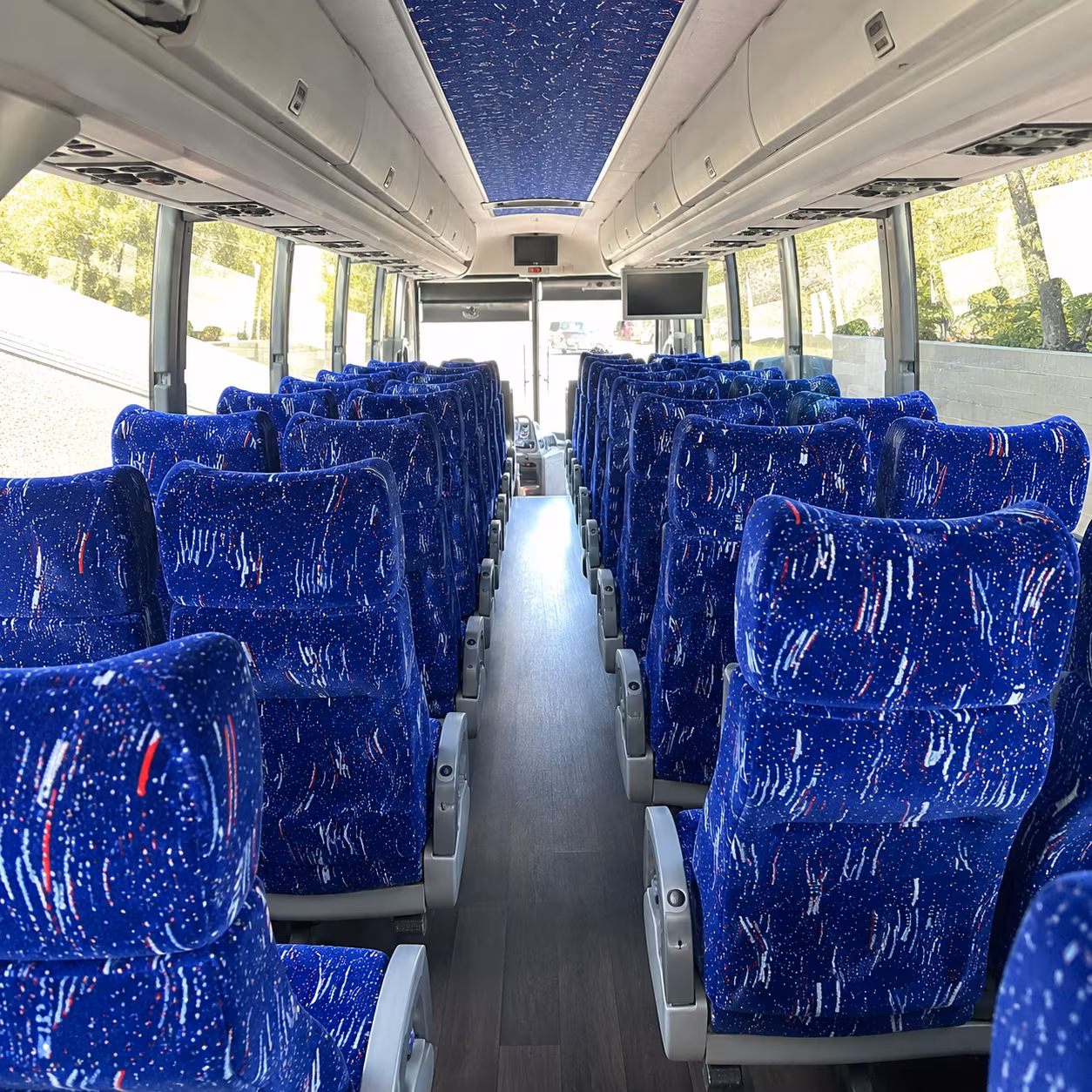 midland 50 passenger charter bus interior