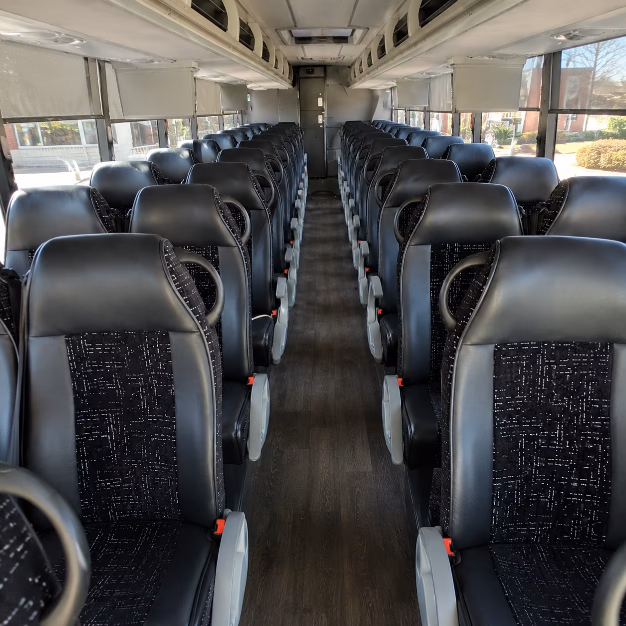 midland 54 passenger charter bus inside