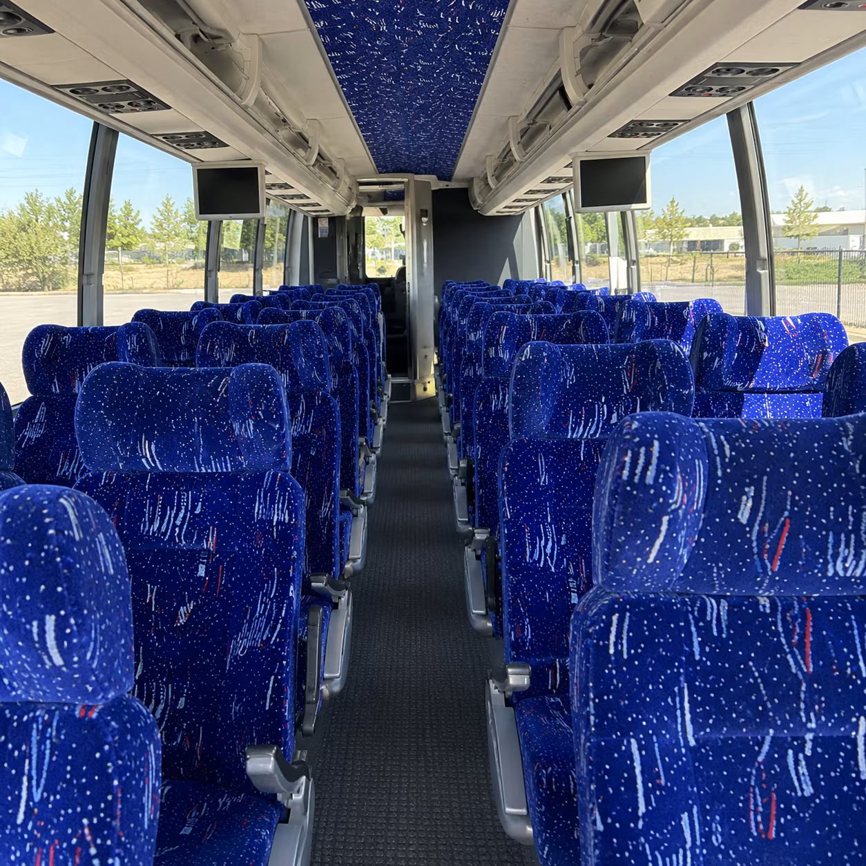 midland 54 passenger charter bus interior