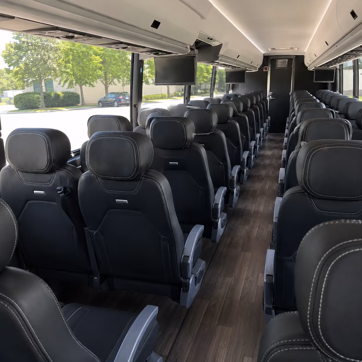 midland 56 passenger charter bus interior