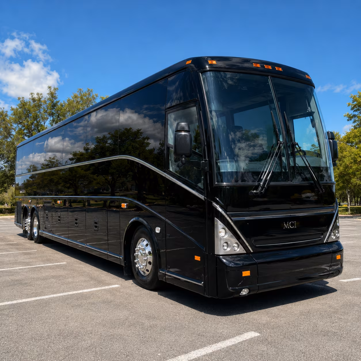 midland government military charter bus rental