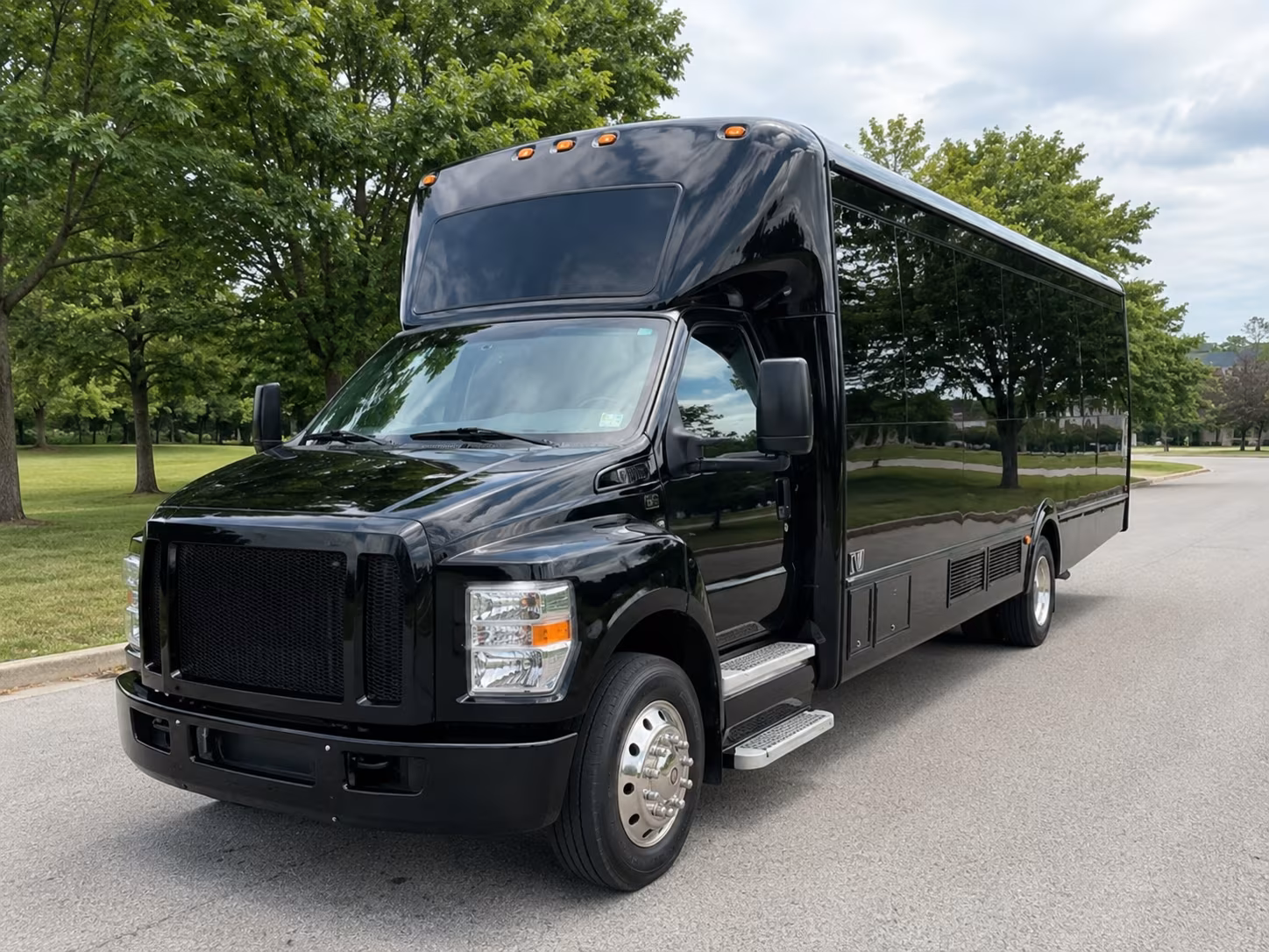 midland new years eve party bus rental
