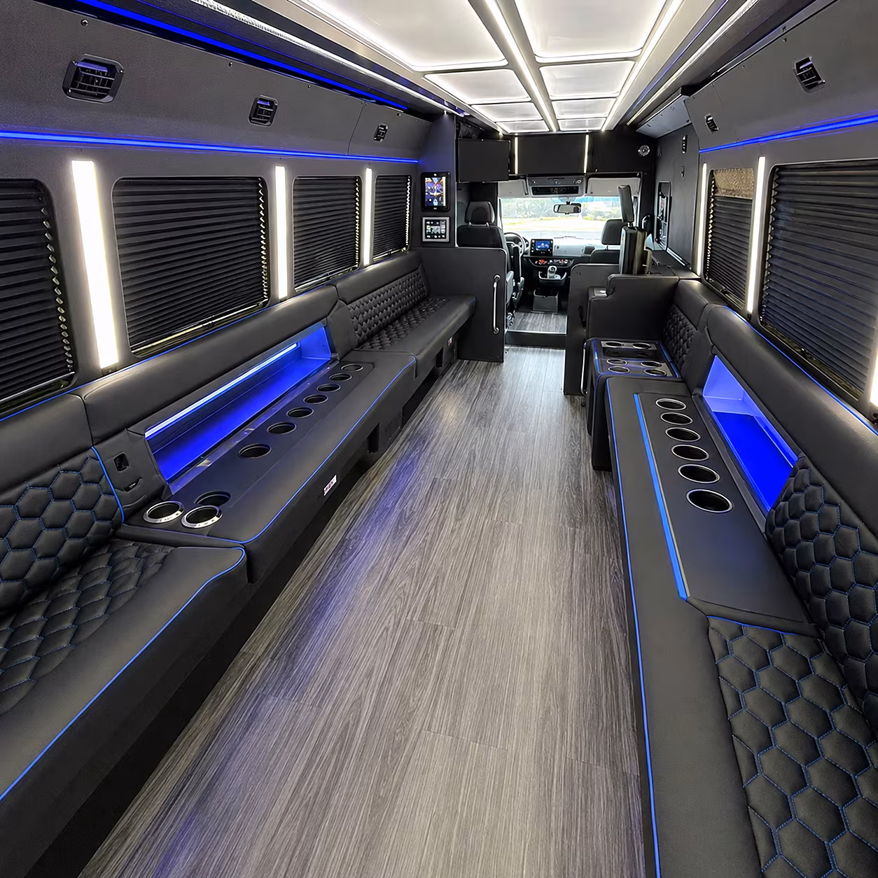midland party bus interior