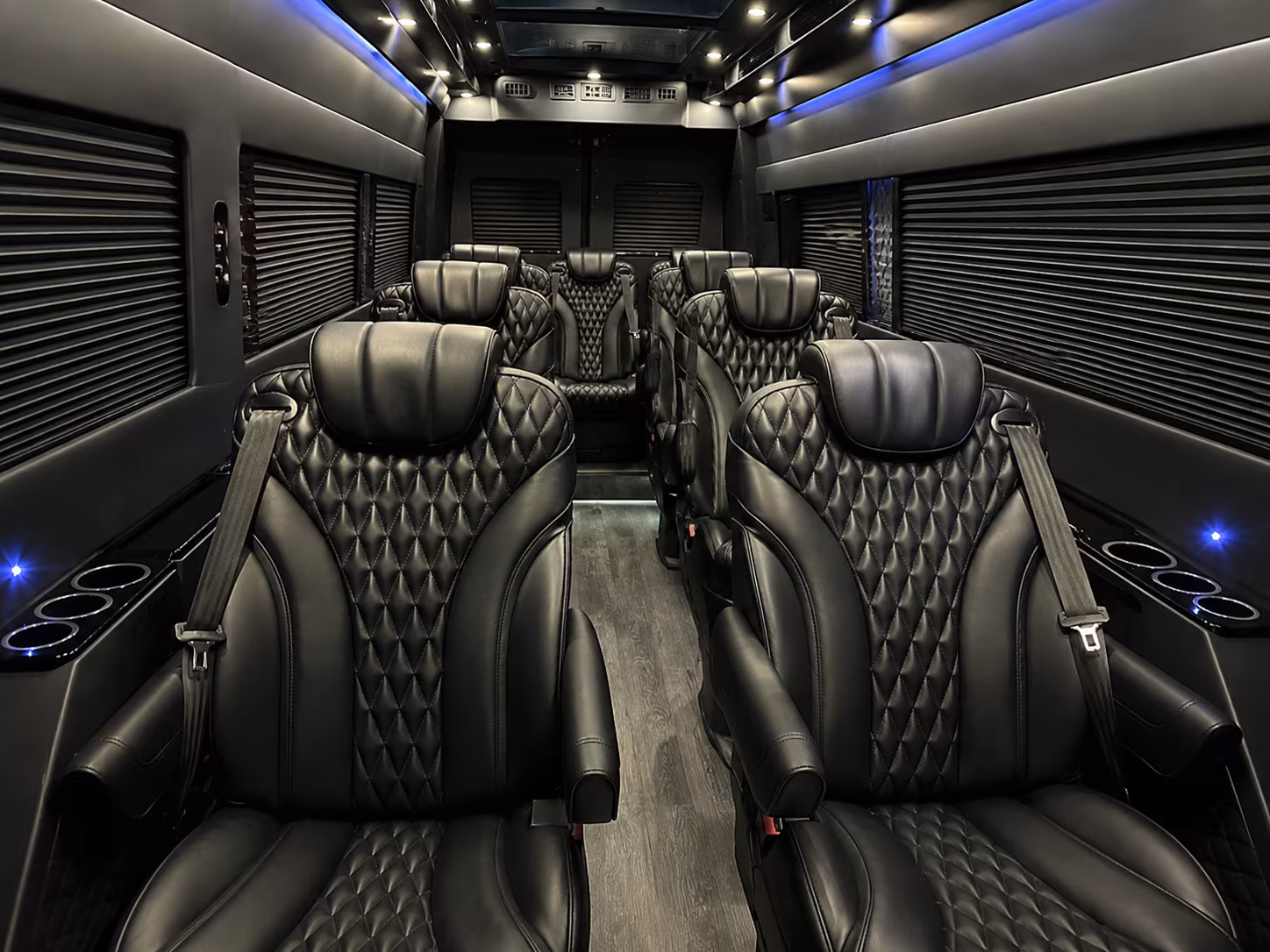 midland sporting event transportation onboard seating
