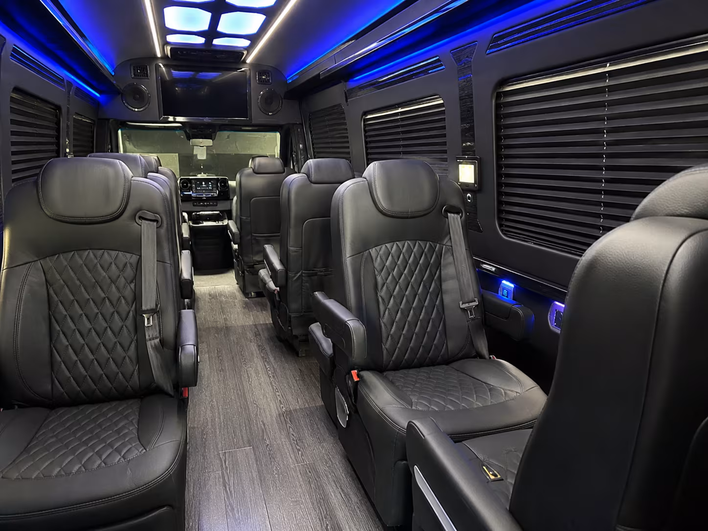 midland sprinter van with driver interior