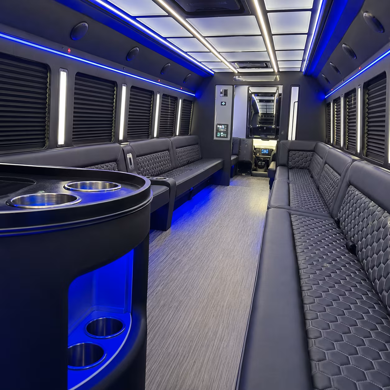 party buses for midland wedding parties and bridal groups